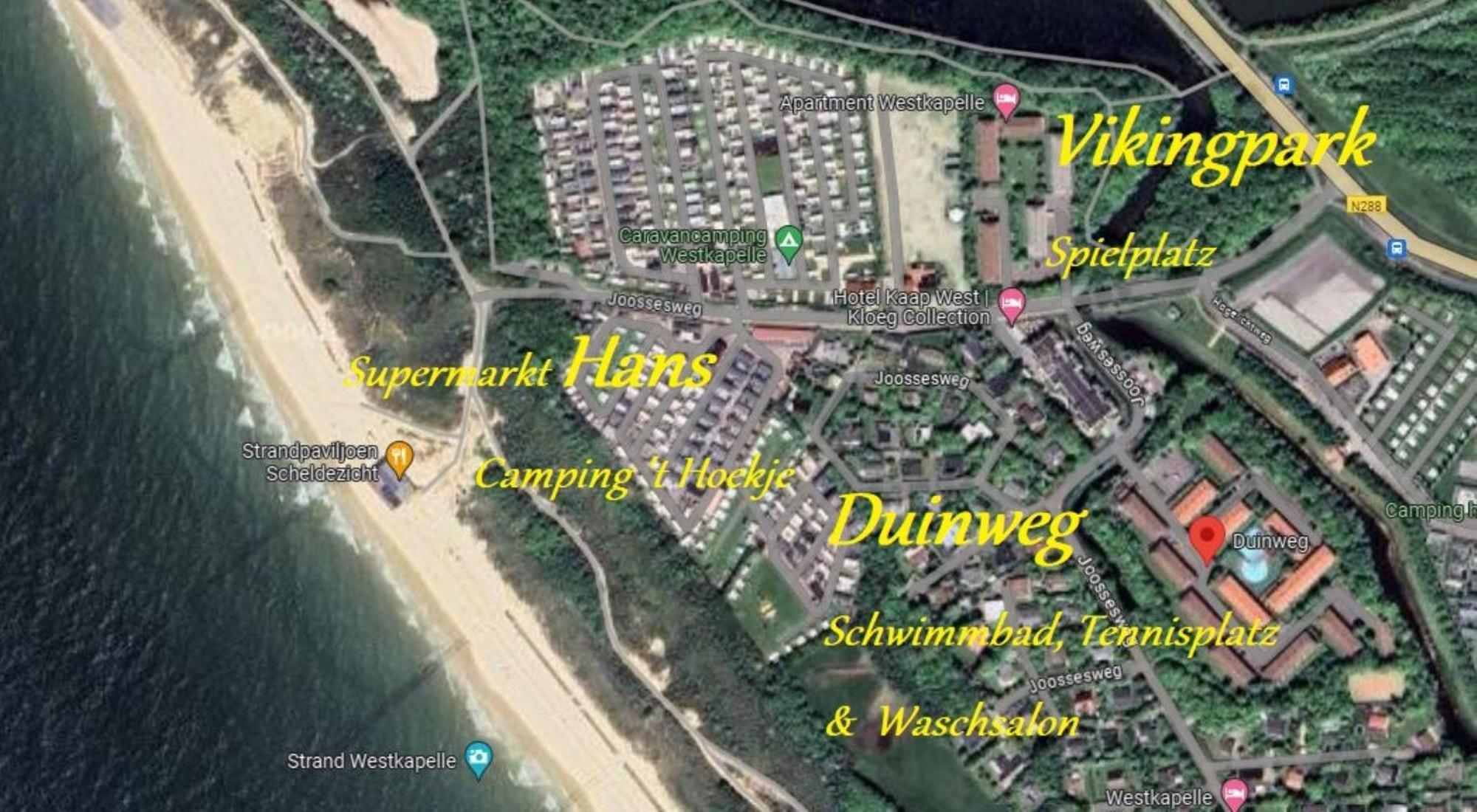 Apartamento Klaproos Bed By The Sea Westkapelle Exterior foto